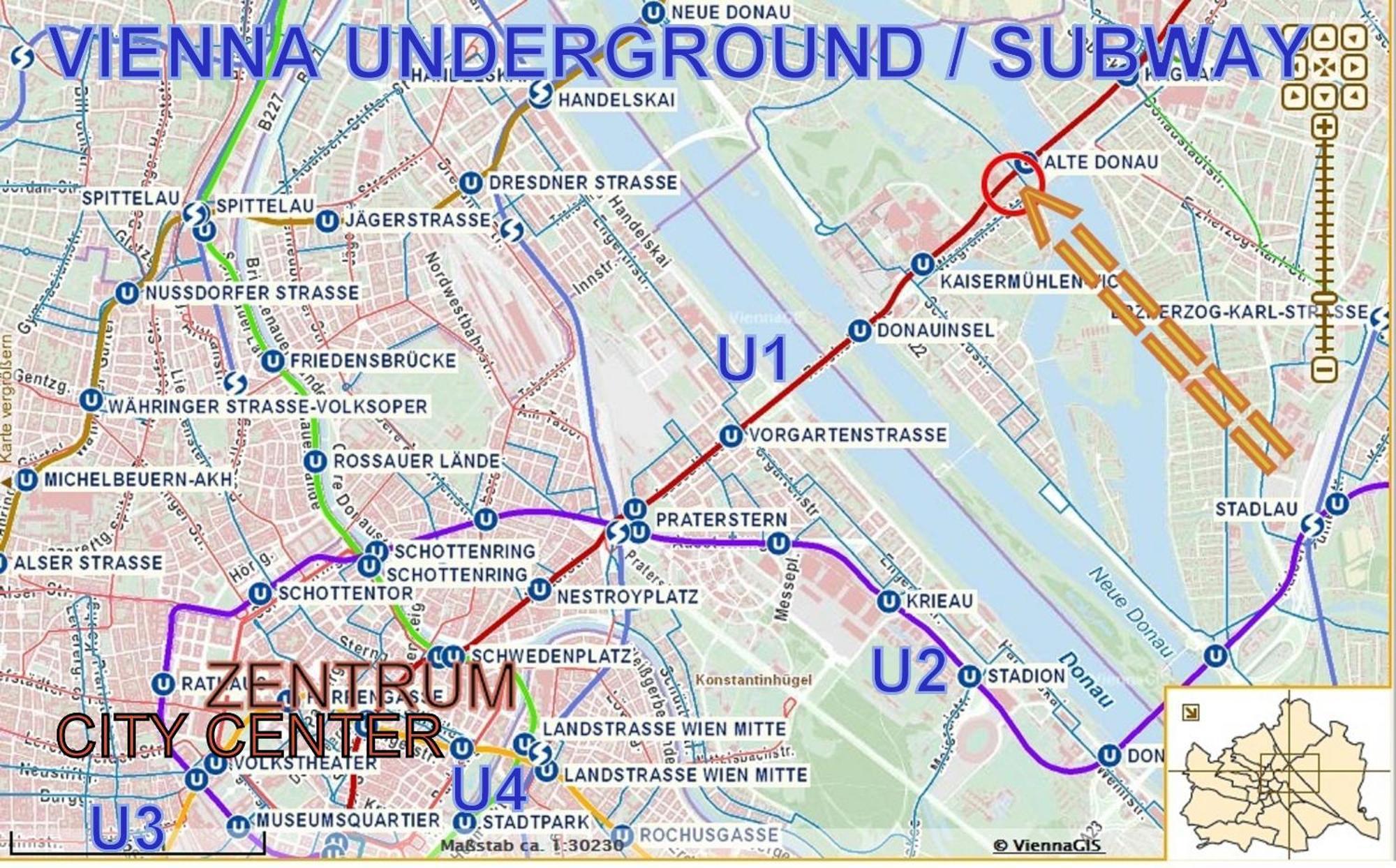 Yuki'S Place - Un-Vic, Danube Beach And Subway Near To Downtown Vídeň Exteriér fotografie